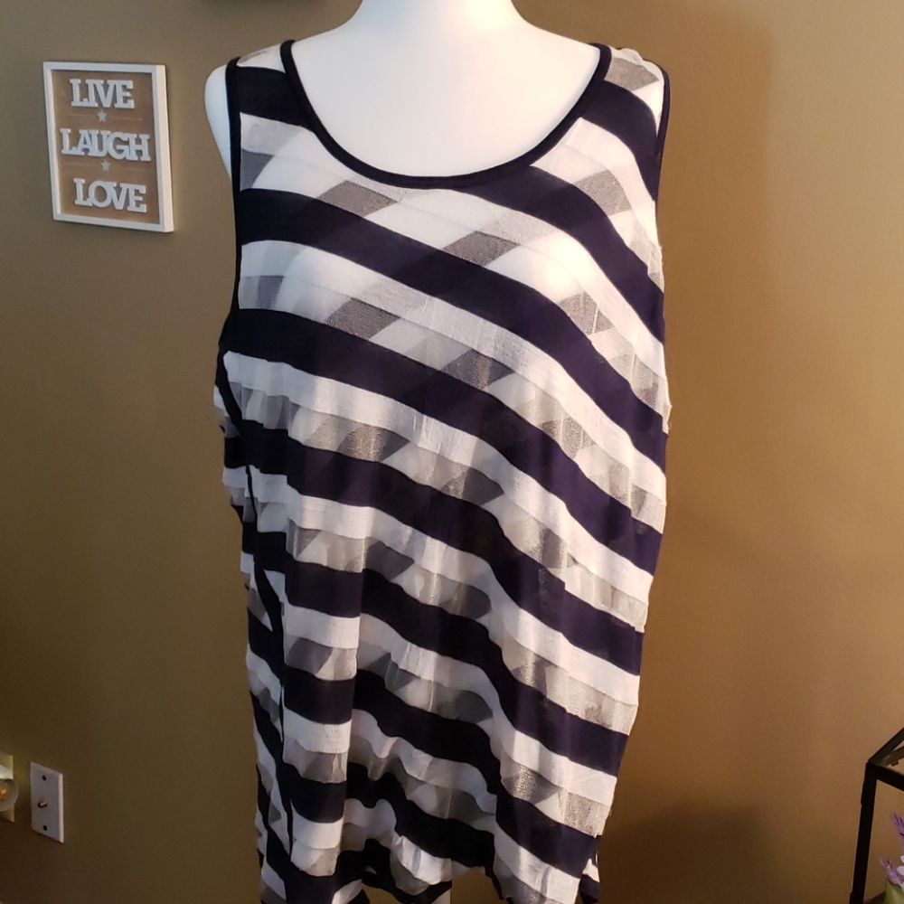 Lane Bryant sleeveless sweater, size 22/24
